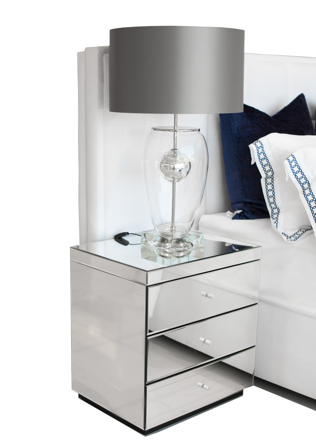 MARGO MIRROR SIDE TABLE
